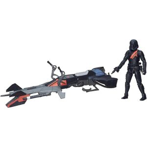 Star Wars Elite Speeder Bike With Stormtrooper in Black Armour