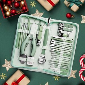 Smartbies Gift for Men Manicure Set 35pcs Nail Clippers Pedicure Kit in Green Size: 1kg Green 1kg Smartbies Gift for Men Manicure Set 35pcs Nail Clippers Pedicure Kit in Green Size: 1kg Green 1kg
