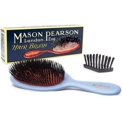 Mason Pearson - Blue B2 Medium Pure Bristle Hair Brush Mason Pearson - Blue B2 Medium Pure Bristle Hair Brush