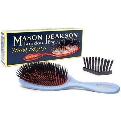 Mason Pearson - Pure Boar Bristle Handy Sensitive Brush Blue - Hairbrush Mason Pearson - Pure Boar Bristle Handy Sensitive Brush Blue - Hairbrush