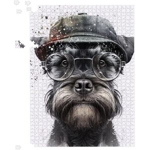 Warren Reed - Designer Miniature Schnauzer Dog Jigsaw Puzzle Size: 500 Piece Multicolor 500 Piece Warren Reed - Designer Miniature Schnauzer Dog Jigsaw Puzzle Size: 500 Piece Multicolor 500 Piece