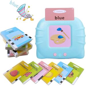 Dyzi Interactive Learning Cards for Toddlers 2-6: 224 Preschool Flashcards - Educational Toy in Blue Blue Dyzi Interactive Learning Cards for Toddlers 2-6: 224 Preschool Flashcards - Educational Toy in Blue Blue