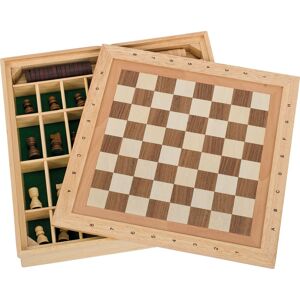 Goki Wooden 3 Game Compendium in Brown Size: 1 Pack Brown 1 Pack Goki Wooden 3 Game Compendium in Brown Size: 1 Pack Brown 1 Pack