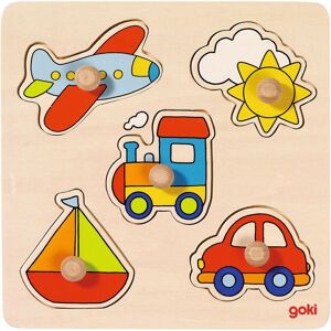 Goki Wooden 5 Piece My Journey Lift Out Puzzle Size: 1 Pack Multicolor 1 Pack Goki Wooden 5 Piece My Journey Lift Out Puzzle Size: 1 Pack Multicolor 1 Pack