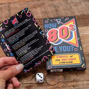 Boxer Gifts How 80s Are You? 80s Trivia Card Game in Clear Clear Boxer Gifts How 80s Are You? 80s Trivia Card Game in Clear Clear