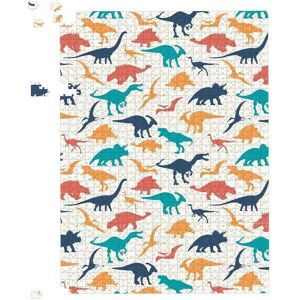 Warren Reed - Designer Multicoloured Dinosaurs Jigsaw Puzzle in Blue Size: 1000 Pieces Blue 1000 Pieces Warren Reed - Designer Multicoloured Dinosaurs Jigsaw Puzzle in Blue Size: 1000 Pieces Blue 1000 Pieces