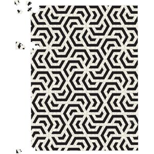 Warren Reed - Designer Hexagonal Geometric Pattern Jigsaw Puzzle in Black Size: 500 Piece Black 500 Piece Warren Reed - Designer Hexagonal Geometric Pattern Jigsaw Puzzle in Black Size: 500 Piece Black 500 Piece