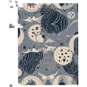 Warren Reed - Designer Abstract Moon & Stars Jigsaw Puzzle in Grey Size: 1000 Pieces Grey 1000 Pieces Warren Reed - Designer Abstract Moon & Stars Jigsaw Puzzle in Grey Size: 1000 Pieces Grey 1000 Pieces