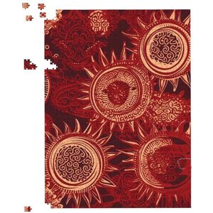 Warren Reed - Designer Abstract Red Moon & Sun Jigsaw Puzzle Size: 500 Piece Red 500 Piece Warren Reed - Designer Abstract Red Moon & Sun Jigsaw Puzzle Size: 500 Piece Red 500 Piece