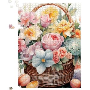 Warren Reed - Designer Easter Watercolour Basket Jigsaw Puzzle Size: 1000 Pieces Multicolor 1000 Pieces Warren Reed - Designer Easter Watercolour Basket Jigsaw Puzzle Size: 1000 Pieces Multicolor 1000 Pieces