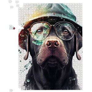 Warren Reed - Designer Splashart Labrador Retriever Dog Jigsaw Puzzle Size: 1000 Pieces Multicolor 1000 Pieces Warren Reed - Designer Splashart Labrador Retriever Dog Jigsaw Puzzle Size: 1000 Pieces Multicolor 1000 Pieces