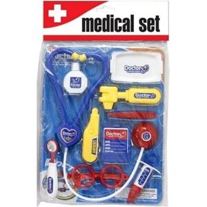 Marco Paul Dress Up Doctor Medical Kit Toy - 10 Piece Set Multicolor Marco Paul Dress Up Doctor Medical Kit Toy - 10 Piece Set Multicolor