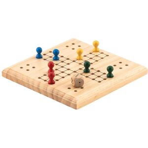 MidOcean Ludo Board Game in Cream Cream MidOcean Ludo Board Game in Cream Cream