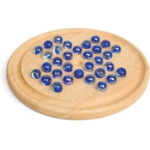 Bigjigs Toys Wooden Solitaire Marble Game Multicolor Bigjigs Toys Wooden Solitaire Marble Game Multicolor