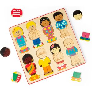 Bigjigs Toys Little Friends Wooden Puzzle, Kids Matching Top & Tail Family Game Multicolor Bigjigs Toys Little Friends Wooden Puzzle, Kids Matching Top & Tail Family Game Multicolor