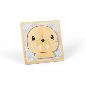 Bigjigs Toys Seal Chunky Puzzle - 4 Piece Wooden Animal Jigsaw with Tray Multicolor Bigjigs Toys Seal Chunky Puzzle - 4 Piece Wooden Animal Jigsaw with Tray Multicolor