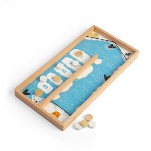 Bigjigs Toys Wooden Ice Puck Game in Blue Blue Bigjigs Toys Wooden Ice Puck Game in Blue Blue