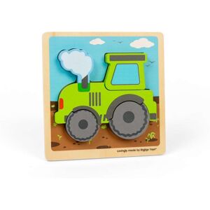 Bigjigs - Tractor Puzzle - 5-piece - Wooden puzzle Bigjigs - Tractor Puzzle - 5-piece - Wooden puzzle