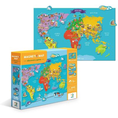 Dodo Magnetic World Map Puzzle - Educational Toy for Kids Dodo Magnetic World Map Puzzle - Educational Toy for Kids