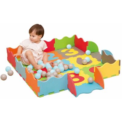 M.Y Interlocking Foam Baby Play Mat Ball Pit Soft EVA Floor Puzzle Tiles Multicolor M.Y Interlocking Foam Baby Play Mat Ball Pit Soft EVA Floor Puzzle Tiles Multicolor