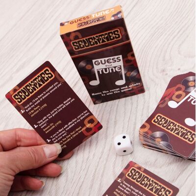 Boxer Gifts Seventies Edition Guess That Tune - Music Trivia Game in Clear Clear Boxer Gifts Seventies Edition Guess That Tune - Music Trivia Game in Clear Clear