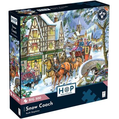 The House of Puzzles - Snow Coach - 500-piece - Jigsaw Puzzle The House of Puzzles - Snow Coach - 500-piece - Jigsaw Puzzle