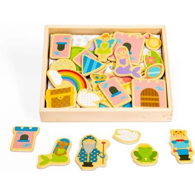 Bigjigs Magnetic Fantasy Set - 35 Piece Creative Play Bigjigs Magnetic Fantasy Set - 35 Piece Creative Play