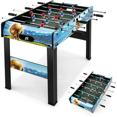 Gymax 94 cm Foosball Table Soccer Game Table With Detachable Legs Scoreboard Multicolor Gymax 94 cm Foosball Table Soccer Game Table With Detachable Legs Scoreboard Multicolor