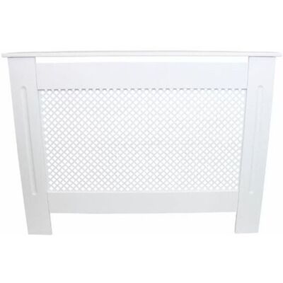 MonsterShop White Adjustable Radiator Cover - 1400mm-1920mm - Modern Shelf MonsterShop White Adjustable Radiator Cover - 1400mm-1920mm - Modern Shelf