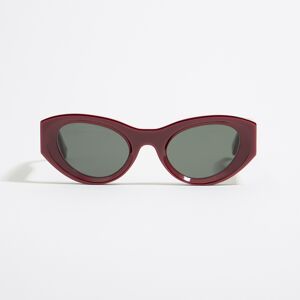 BIMBA Y LOLA Burgundy cat-eye sunglasses BURGUNDY UN adult