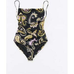 BIMBA Y LOLA Black paisley swimsuit PAISLEY BLACK S adult