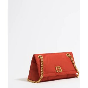 BIMBA Y LOLA Small coral nylon flap bag CORAL UN adult