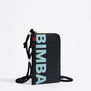 BIMBA Y LOLA Black leather mini bag BLACK UN adult