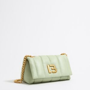 BIMBA Y LOLA Small light green nappa flap bag PALE GREEN UN adult