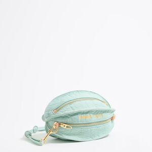 BIMBA Y LOLA Small ice blue leather Pelota bag ICE BLUE UN adult