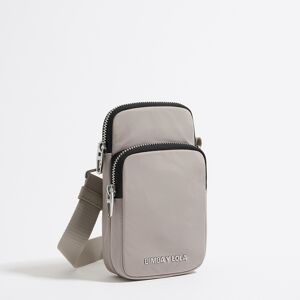 BIMBA Y LOLA Mini sand nylon crossbody bag SAND UN adult