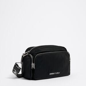 BIMBA Y LOLA Medium black crossbody bag BLACK UN adult