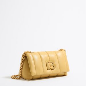 BIMBA Y LOLA Small topaz yellow nappa flap bag TOPAZ YELLOW UN adult