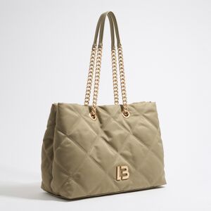 BIMBA Y LOLA Large light khaki padded nylon shopper bag LIGHT KHAKI UN adult