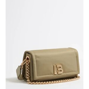 BIMBA Y LOLA Medium light khaki nylon flap bag LIGHT KHAKI UN adult