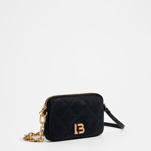 BIMBA Y LOLA Black padded nylon mini bag BLACK UN adult