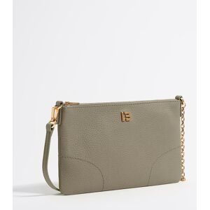 BIMBA Y LOLA Mini taupe leather crossbody bag TAUPE UN adult