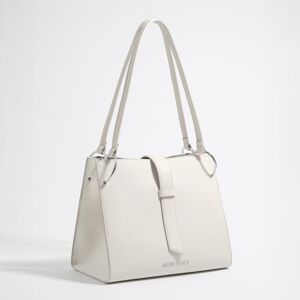 BIMBA Y LOLA Large off-white leather shopper bag OFF WHITE UN adult