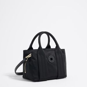 BIMBA Y LOLA Small black nylon handbag BLACK UN adult