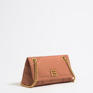 BIMBA Y LOLA Small clay nylon flap bag CLAY UN adult