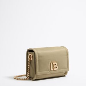 BIMBA Y LOLA Small light khaki nylon flap bag LIGHT KHAKI UN adult