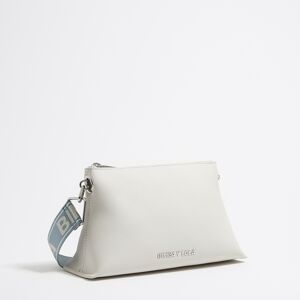 BIMBA Y LOLA Small off-white leather trapezium bag OFF WHITE UN adult