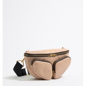 BIMBA Y LOLA Small camel leather Pocket bumbag CAMEL UN adult