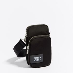 BIMBA Y LOLA Black nylon mini bag BLACK UN adult