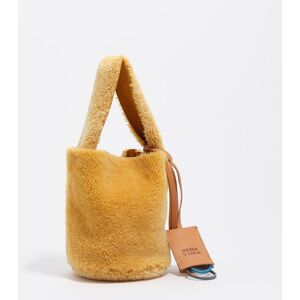 BIMBA Y LOLA Yellow leather mini Bucket bag YELLOW UN adult BIMBA Y LOLA Yellow leather mini Bucket bag YELLOW UN adult